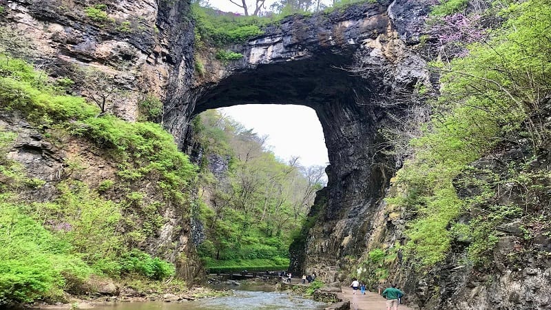 Natural Bridge State Park in Virginia