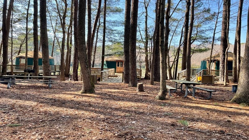 Yurts at Sandy Bottom Nature Park