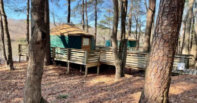 Sandy Bottom Nature Park - Yurts on Crystal Lake