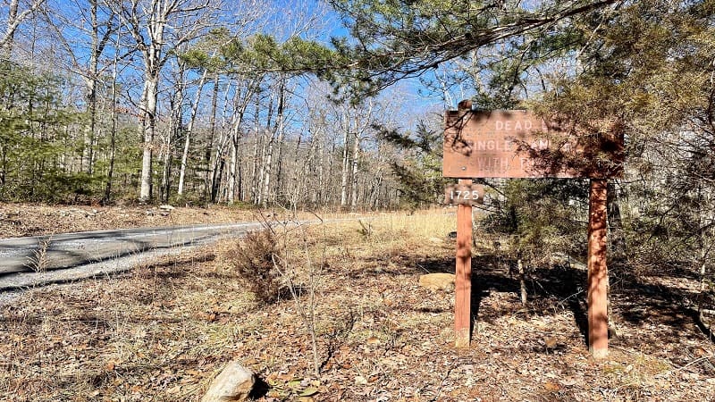 Sign to Parking Area