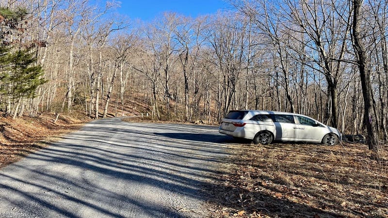 Parking Area for Sulphur Springs Gap Trail