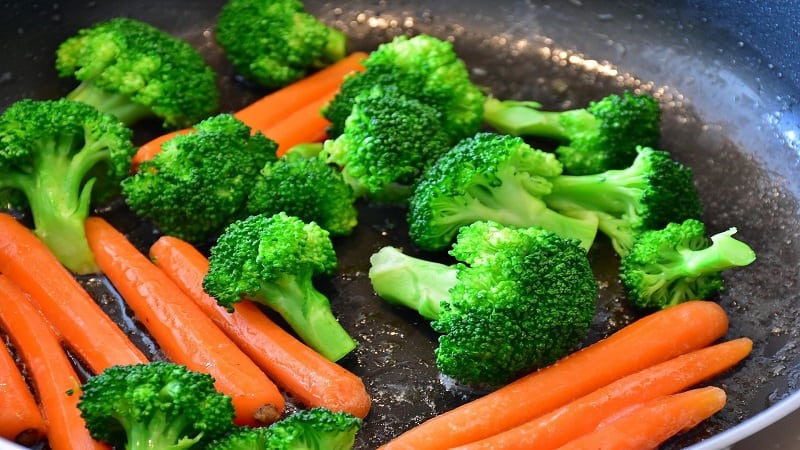carrots and broccoli