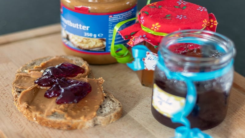 peanut butter and jelly sandwich