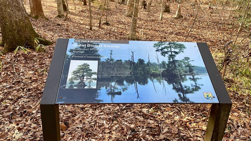 Great Dismal Swamp Sign