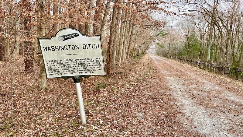 Washington Ditch Sign