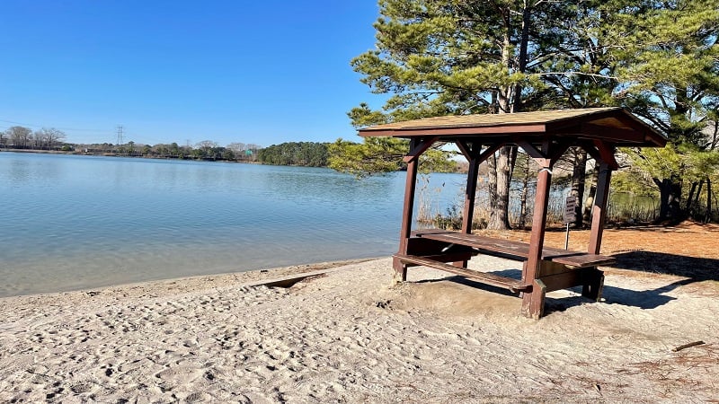 Picnic Table at Oak Grove Lake Park