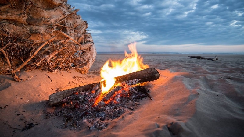 Beach Campfire