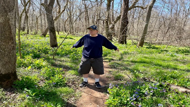 Hiking Stretches: Arm Swings