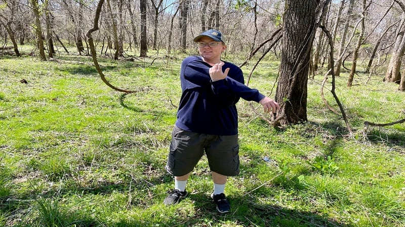 Hiking Stretches: Posterior Shoulder Stretch