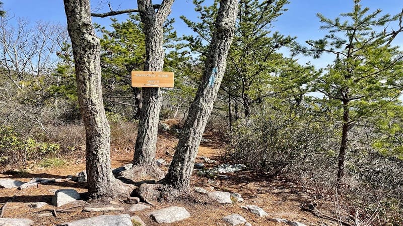 Kaylor's Knob Summit Sign