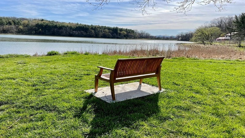 Bench at Lake Shenandoah