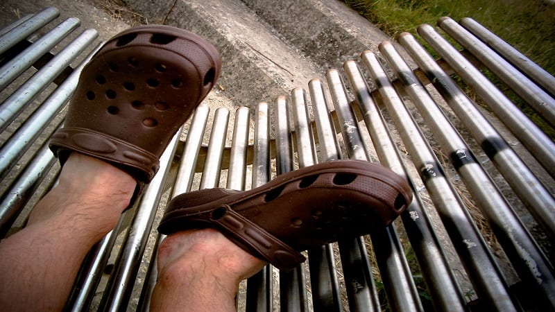 brown crocs