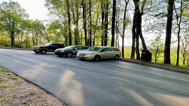 Punch Bowl Mountain Overlook Parking Area