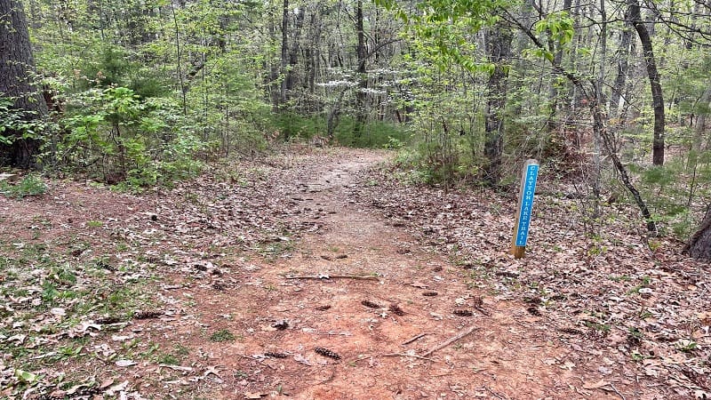 Claytor Lake Trail Marker