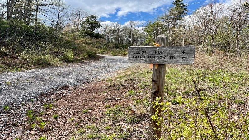 Gravel Road Trail Sign