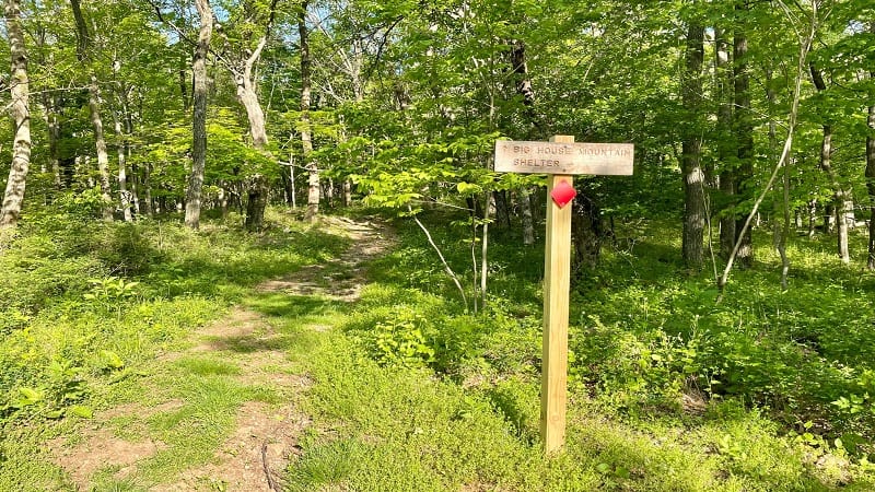 Big House Mountain Trail Sign