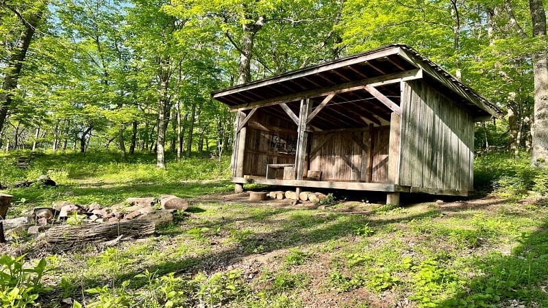 Trail Shelter at House Mountain Reserve