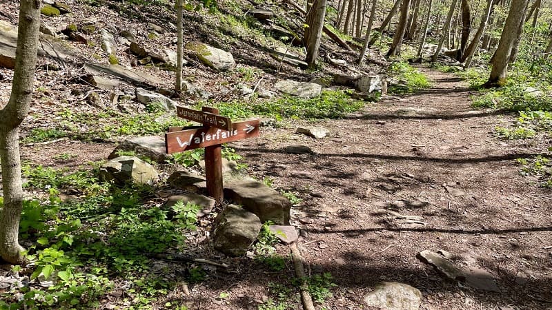 Waterfall Trail Sign