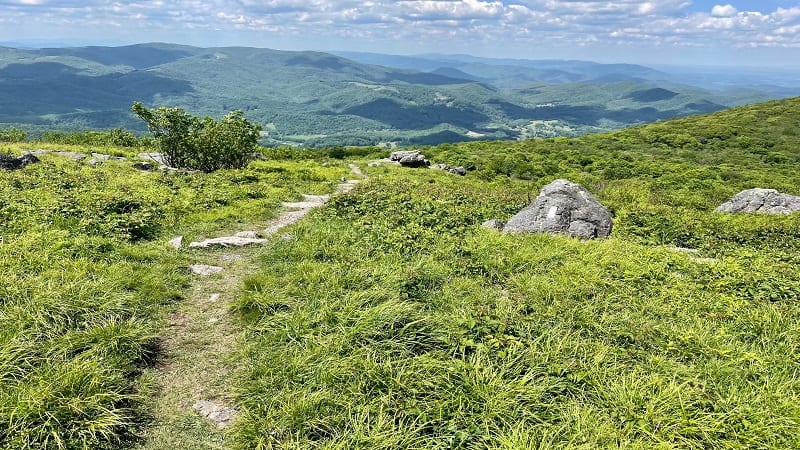 Buzzard Rock on the Appalachian Trail in Virginia