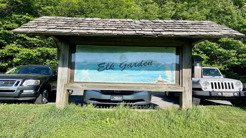 Elk Garden Trail Kiosk