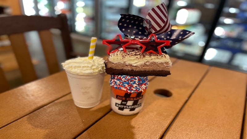 Milkshakes at Battlefield General Store