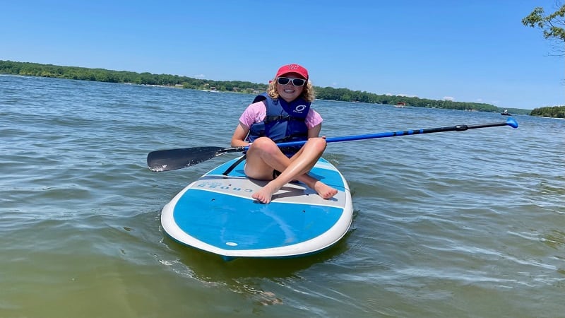 Stand-Up Paddleboard on Lake Anna