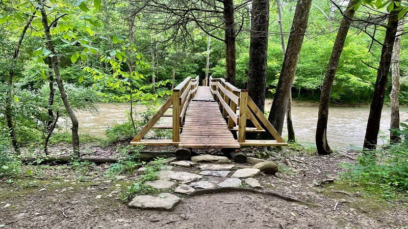 Wooden Bridge Over Catawba Creek