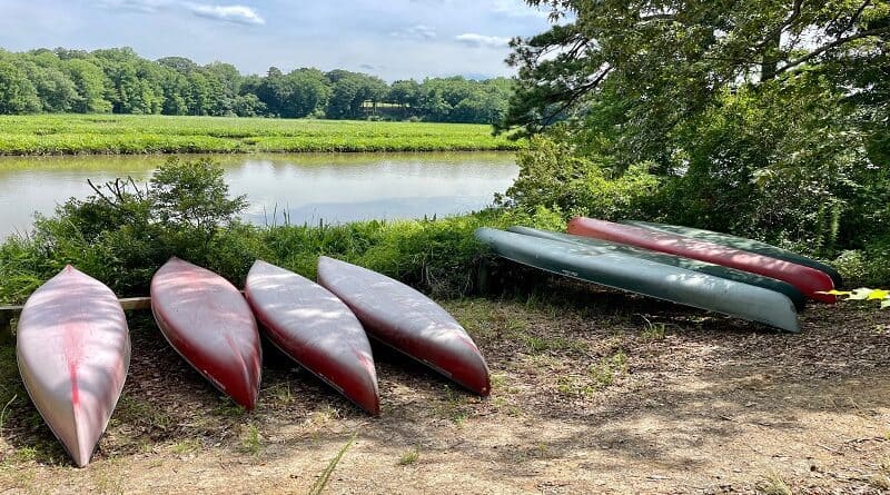 Canoes at Chippokes State Park