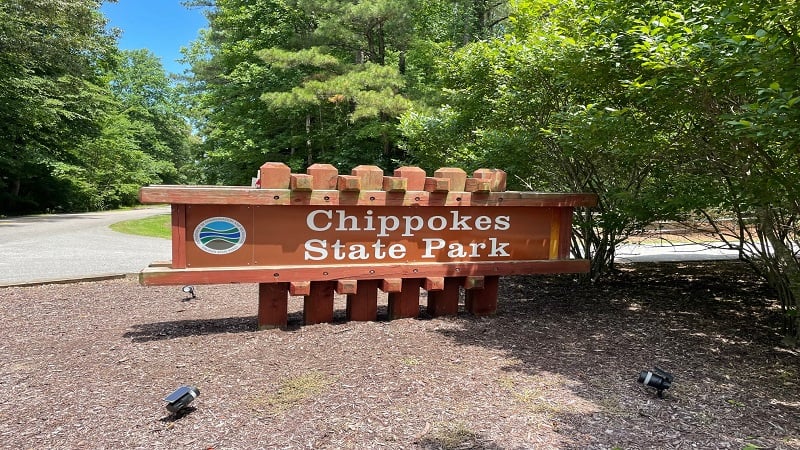 Chippokes State Park Sign