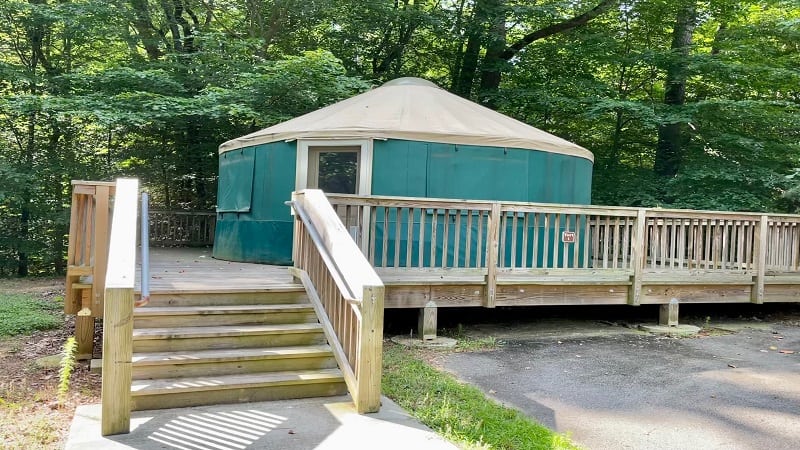 Yurt at Chippokes Campground