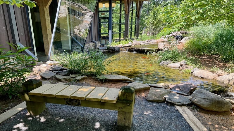 Koi Pond at Visitor Center