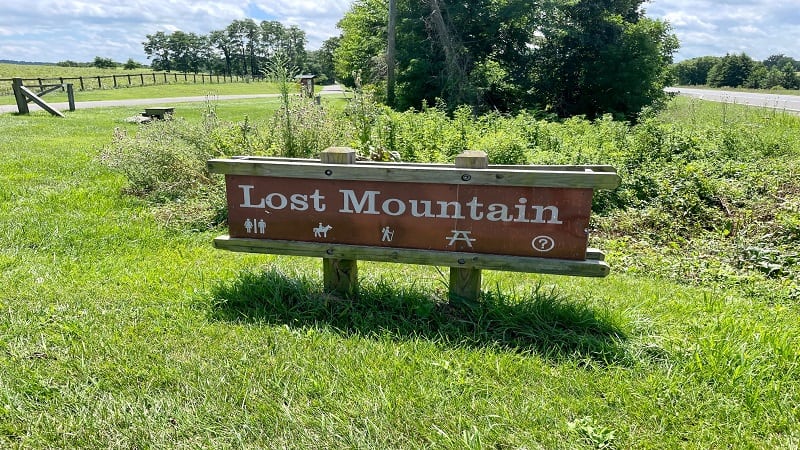 Sky Meadows State Park | Lost Mountain Sign