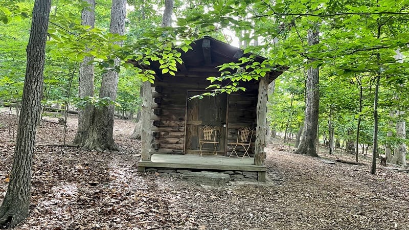 Wooden Cabin at Winkler Botanical Preserve