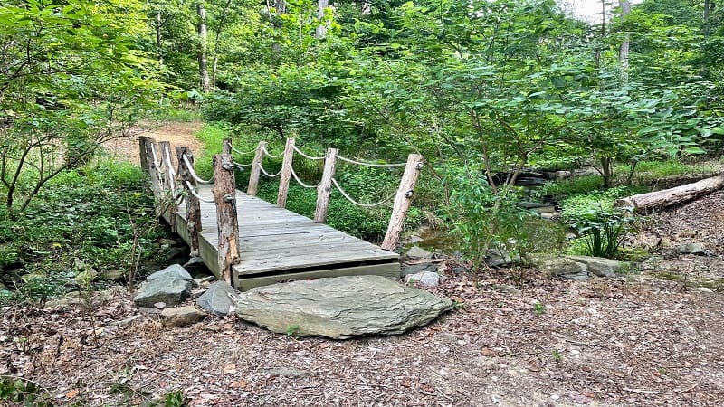 Bridge at winkler Botanical Preserve