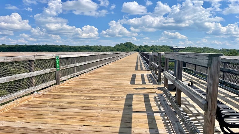 0.0 Mile Marker on High Bridge