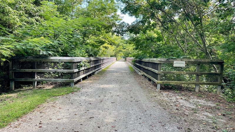 Wooden Footbridge Near Farmville, Virginia