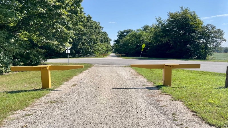 Road Crossing on High Bridge Trail