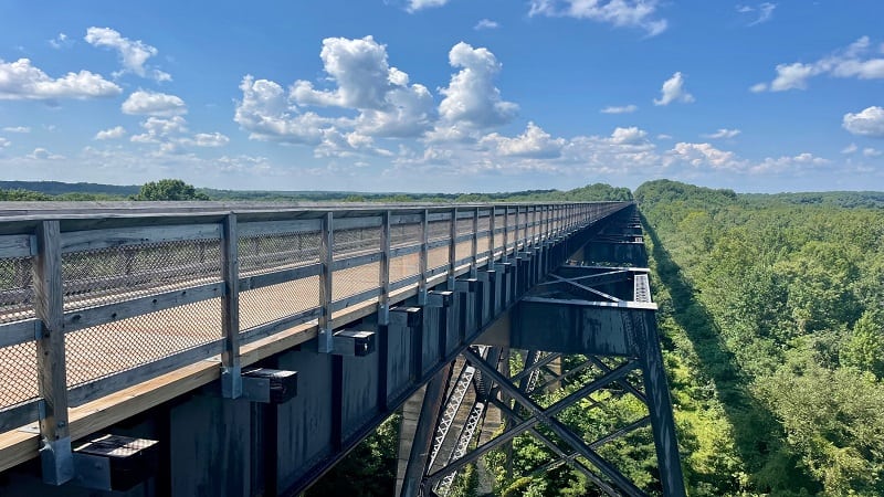 High Bridge Trail Near Farmville, Virginia