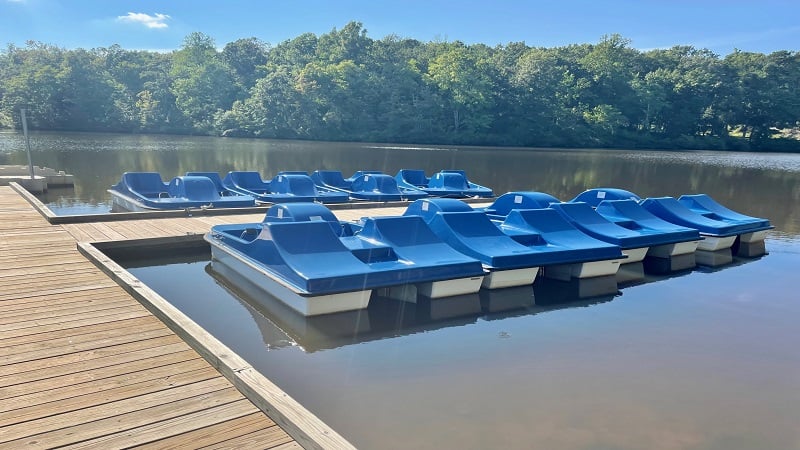 Pedal Boats at Twin Lakes State Park