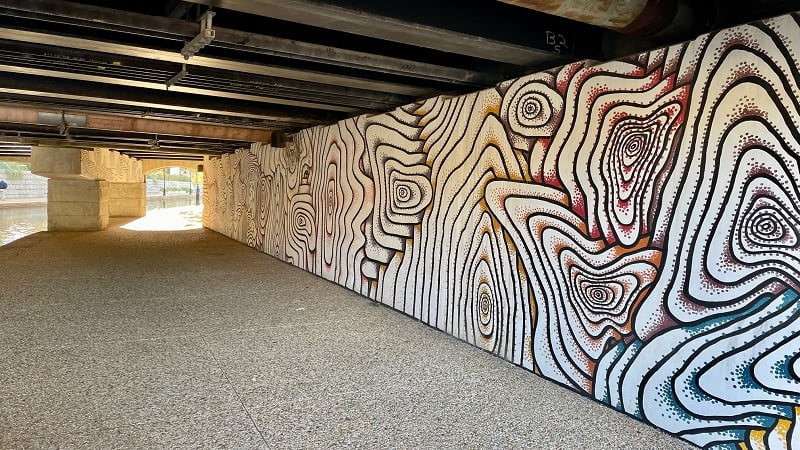 Mural Underpass in Richmond