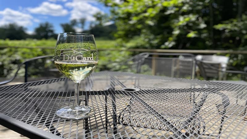 Shenandoah White Wine at DuCard Vineyards