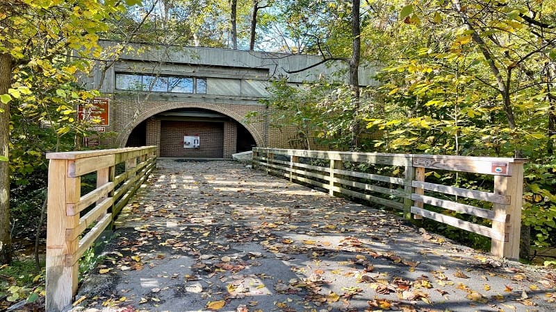 Restrooms at Pony Pasture Rapids Park