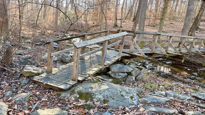 Wooden Bridge Over Ashby Hollow