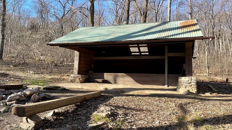 Rod Hollow Shelter Near Ashby Hollow on Appalachian Trail in Bluemont, Virginia | Hiking Virginia