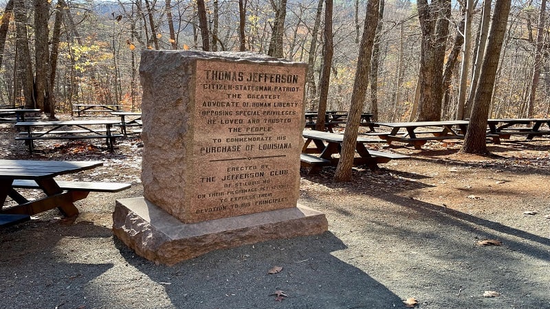 Picnic Area at Monticello