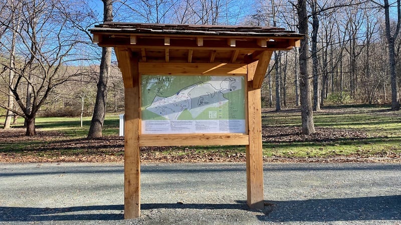 Trail Map at Kemper Park in Charlottesville