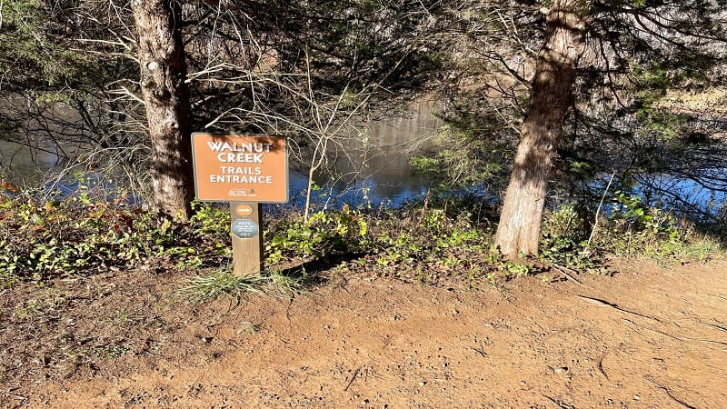 Trails Entrance at Walnut Creek Park