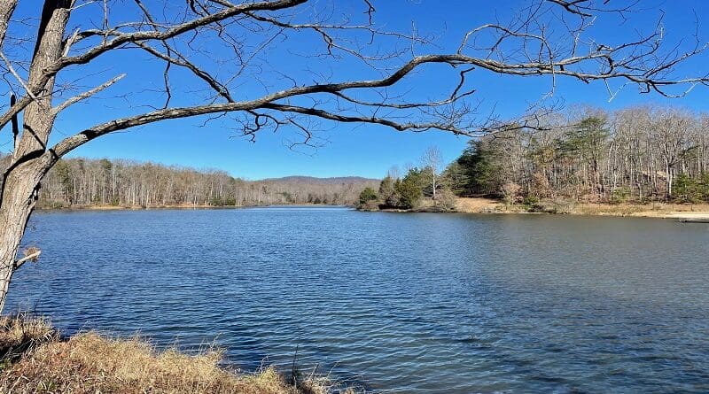 Walnut Creek Lake at Walnut Creek Park Near Charlottesville, Virginia