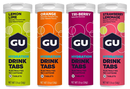 GU hydration drink tabs
