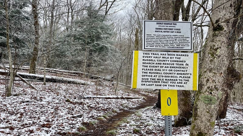 Brumley Mountain Trailhead